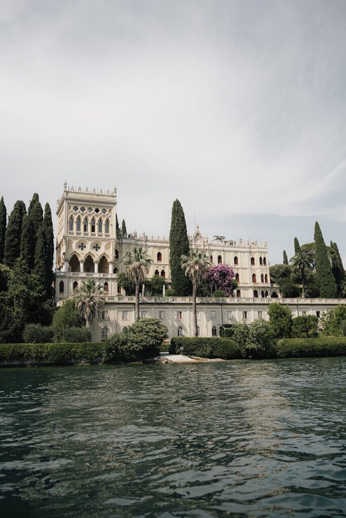 View of Isola del Garda villa, a popular Lake Garda elopement location