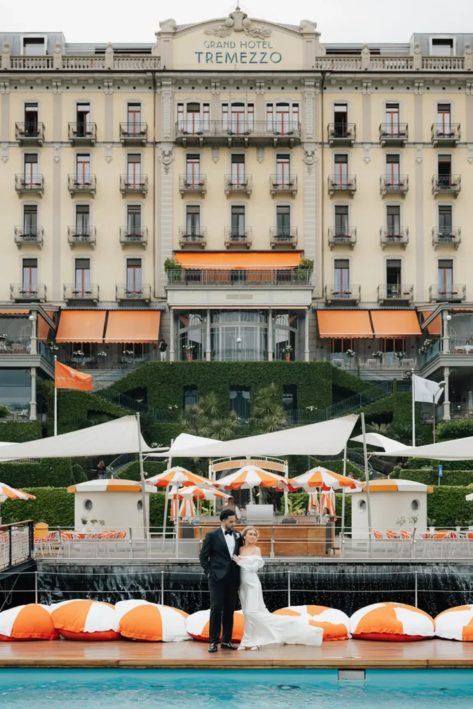 Grand hotel tremezzo wedding photographer lake como intimate cinematic editorial film photography super 8