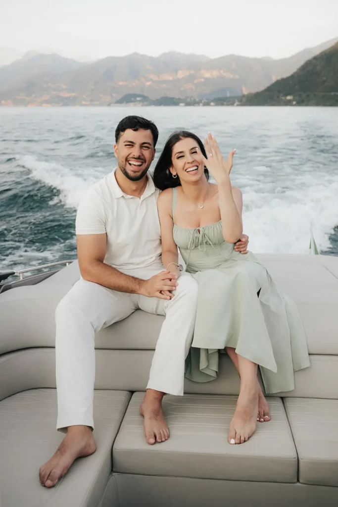 Lake como italy proposal photo shoot villa del balbianello photographer